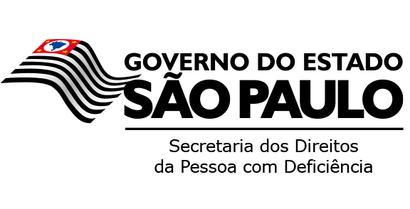 logotipo secretaria dos Direitos da pessoa com deficiência logotipo governo do estado de sao paulo